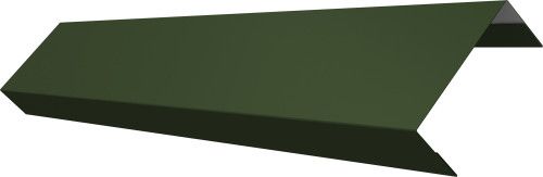 Ламель обратная 50 забора жалюзи Техас Grand Line 0,5 Сатин матовый ТХ RAL 6020 хромовая зелень