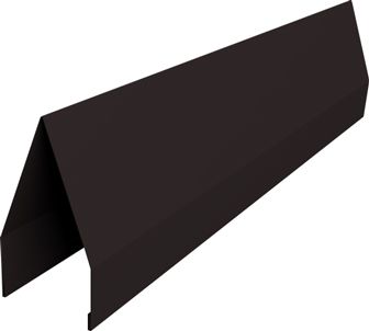 Ламель забора жалюзи Токио новый Grand Line 0,5 Полидэкстер TwinColor RAL 9005 черный