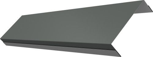 Ламель обратная 100 забора жалюзи Техас Grand Line 0,45 ПЭ RAL 7005 мышино-серый