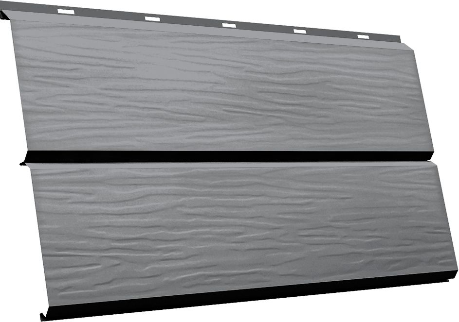 ЭкоБрус 3D Grand Line 0,45 ПЭ слим с пленкой RAL 7004 сигнальный серый