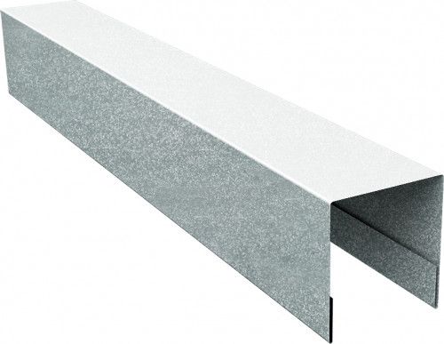 Планка боковая для забора из сайдинга Блок-хаус новый Grand Line 0,4 Zn (2,5м)
