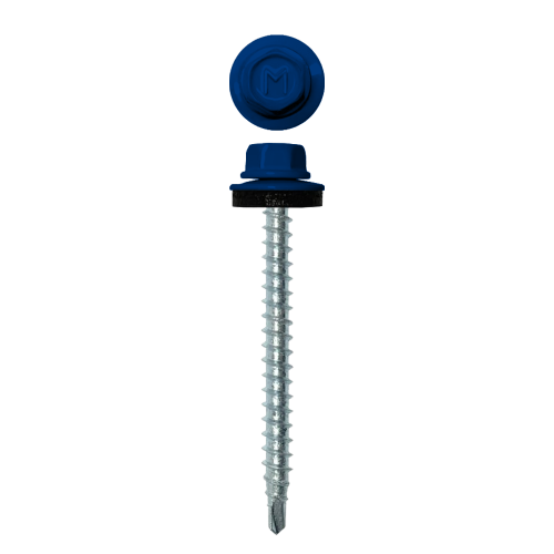 Саморез кровельный Daxmer 4,8х50 (150шт) сверло №1 RAL 5002