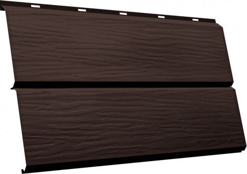 ЭкоБрус 3D Grand Line 0,45 Drap ТР слим с пленкой RAL 8017 шоколад