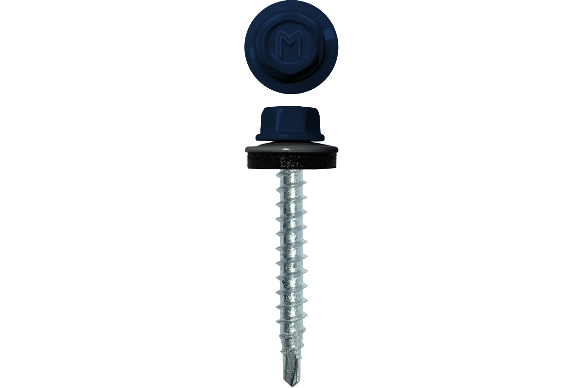 Саморез кровельный Daxmer 4,8х29 (250шт) сверло №1 RAL 5013