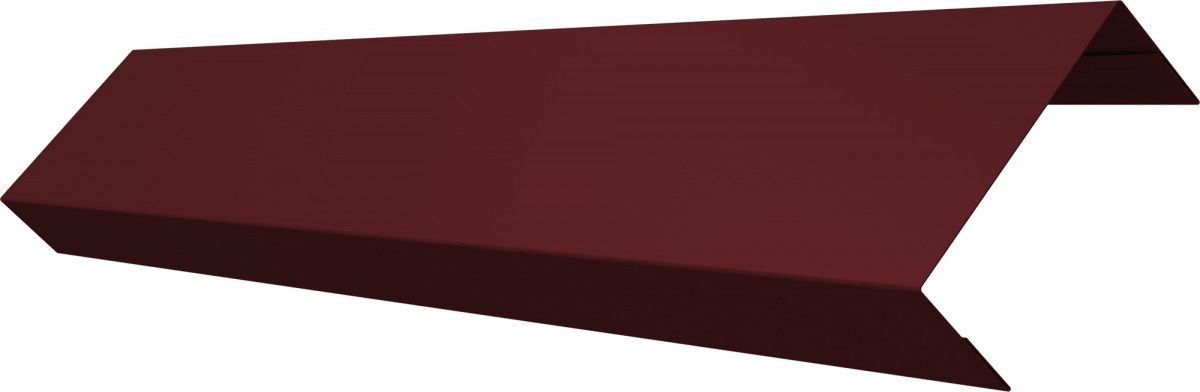 Ламель обратная 50 забора жалюзи Техас Grand Line 0,45 ПЭ двухсторонний RAL 3005 красное вино
