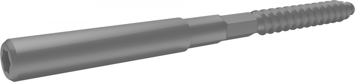 Шуруп-шпилька 8х160 Grand Line RAL 7037 пыльно-серый