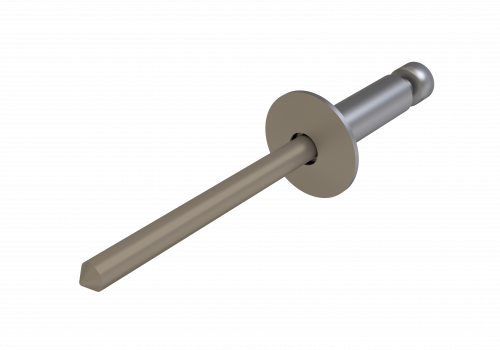 Заклёпка вытяжная Daxmer 3,2х8 (1000шт) сталь/сталь RAL 1035