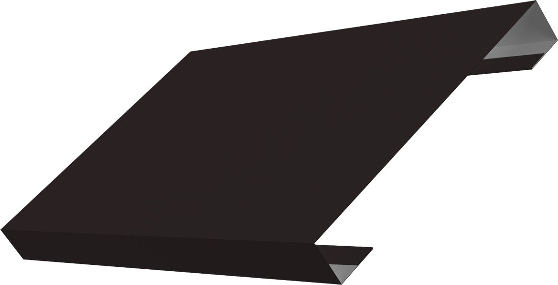 Ламель лицевая 150 забора жалюзи Техас Grand Line 0,45 Drap RAL 9005 черный