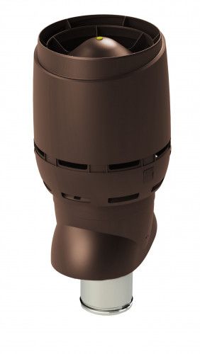 Выход вентиляционный Vilpe Flow XL 160/ИЗ/500 коричневый