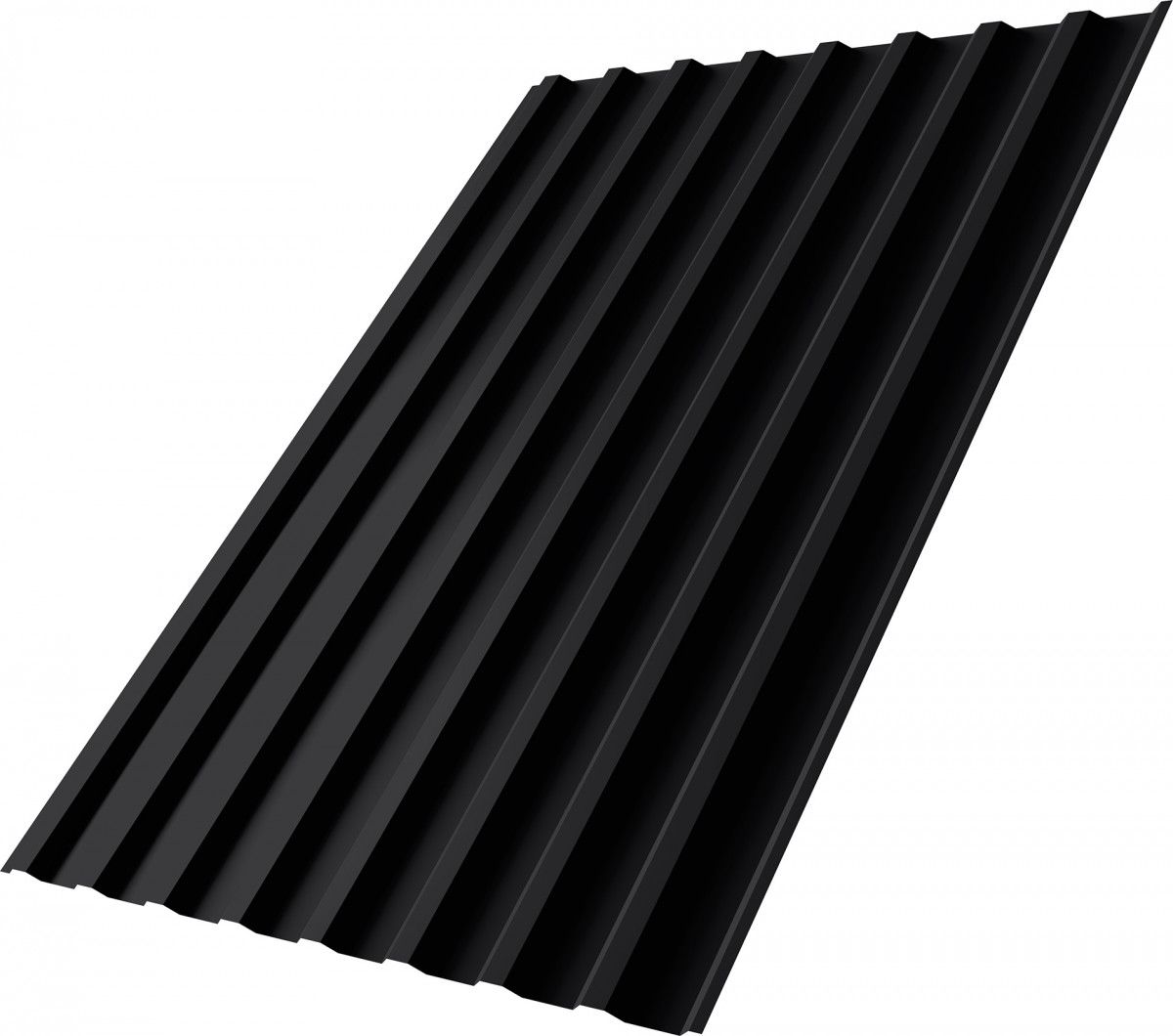 Профнастил С20B Grand Line 0,5 Drap ТХ RAL 9005 черный