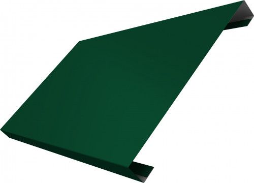 Ламель лицевая 200 забора жалюзи Техас Grand Line 0,45 Drap RAL 6005 зеленый мох
