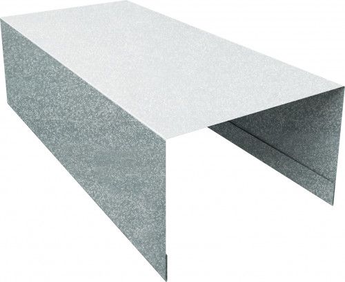 Крышка для забора из сайдинга Блок-хаус новый Grand Line 0,5 Zn (3м)
