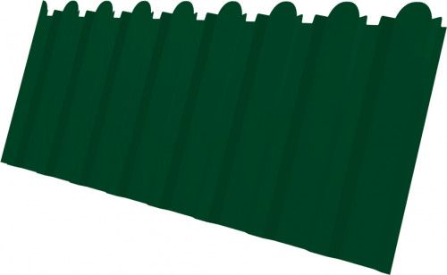 Профнастил С20B фигурный Grand Line 0,45 Drap RAL 6005 зеленый мох