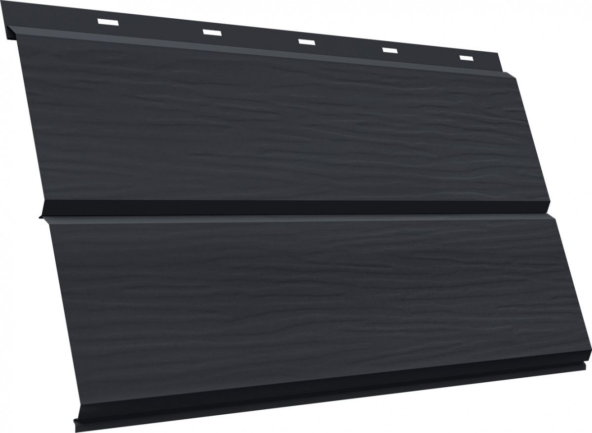 ЭкоБрус новый 3D Grand Line 0,45 Drap ТХ двухсторонний с пленкой RAL 7024 мокрый асфальт