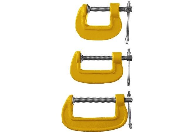 Набор струбцин Stayer SG-3 тип G 25-50-75мм