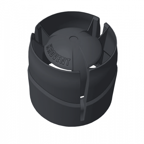 Колпак Krovent Hupcap 110 new серый