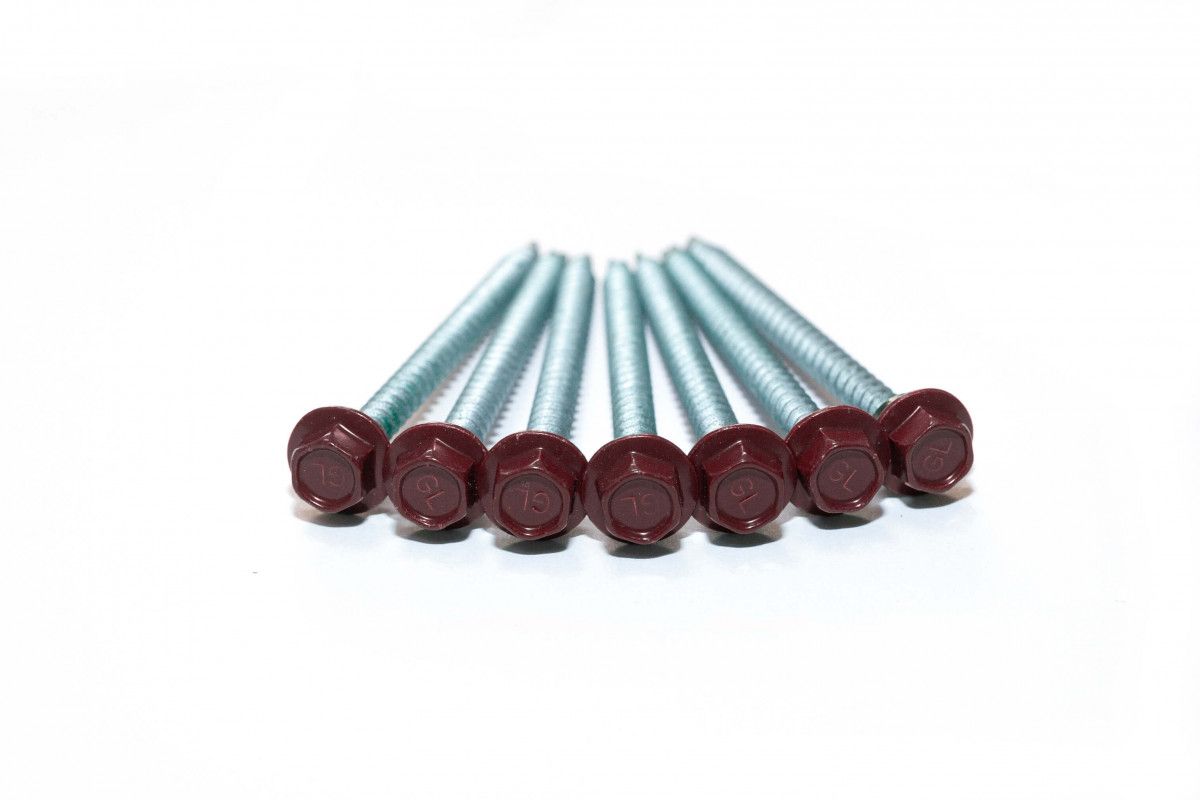 Саморезы 4,8х70 RAL 3005 (GL PRO)
