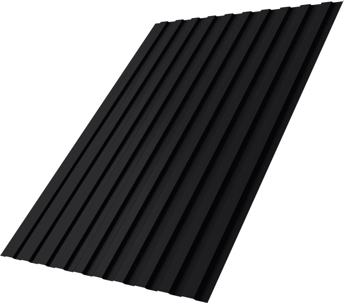 Профнастил С8B в03 Grand Line 0,45 Drap RAL 9005 черный
