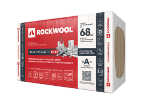 Утеплитель RockWool Акустик Баттс Про 1000х600х50 (0,24м3)
