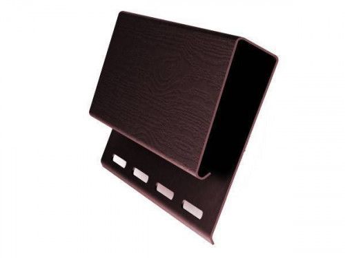 Наличник профиль J широкий Grand Line Акрил темный дуб (3,0м)