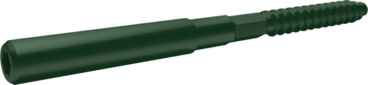 Шуруп-шпилька 8х160 Grand Line RAL 6020 хромовый зеленый