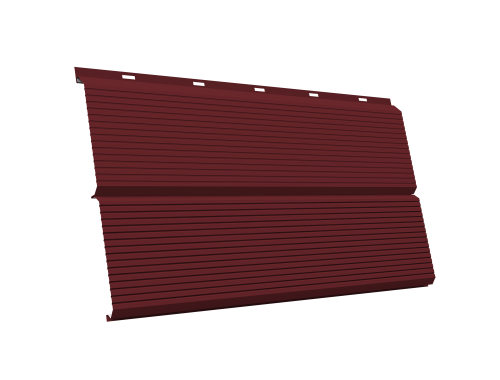 ЭкоБрус Гофр Grand Line 0,45 ПЭ с пленкой RAL 3005 красное вино