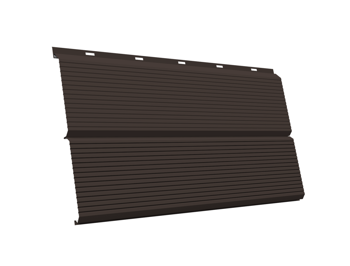 ЭкоБрус Гофр Grand Line 0,45 Drap ТХ с пленкой RR 32 темно-коричневый