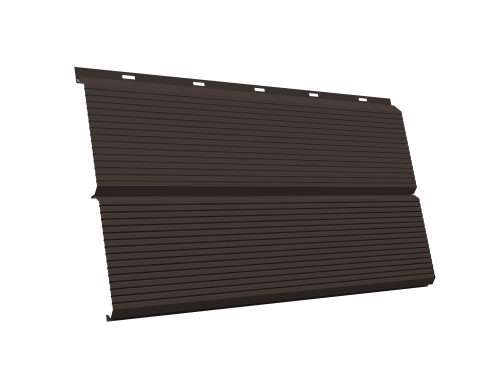 ЭкоБрус Гофр Grand Line 0,45 Drap ТХ с пленкой RR 32 темно-коричневый