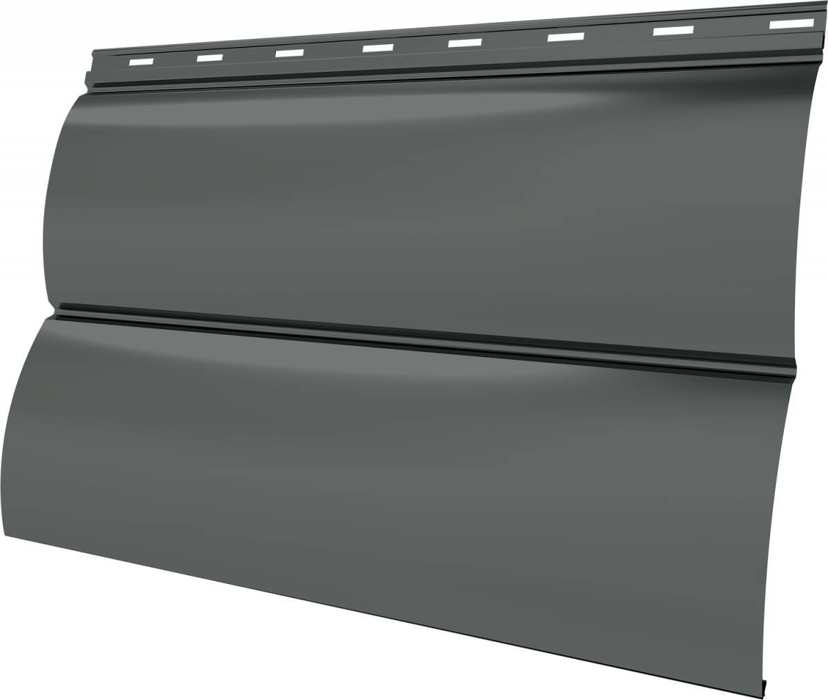 Блок-хаус новый Grand Line 0,45 ПЭ с пленкой RAL 7005 мышино-серый
