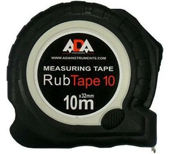 Рулетка ударопрочная ADA Rubtape 10 (А00154)