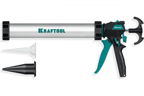 Пистолет для герметика Kraftool ULTRA универсальный закрытый 600мл (06677-60)