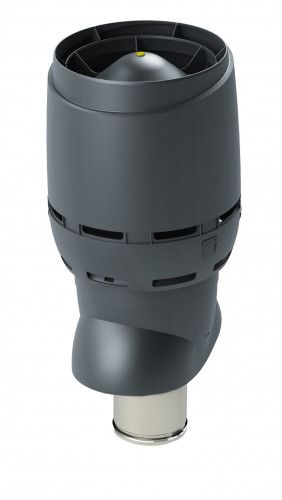 Выход вентиляционный Vilpe Flow XL 160/ИЗ/500 серый