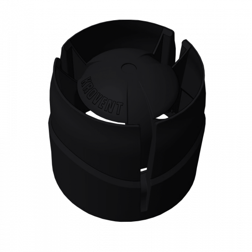 Колпак Krovent Hupcap 110 new черный