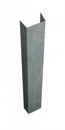 Крепежная планка нижняя для забора жалюзи Техас Grand Line 0,5 Zn (2м)