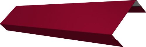 Ламель обратная 50 забора жалюзи Техас Grand Line 0,45 ПЭ RAL 3003 рубиново-красный
