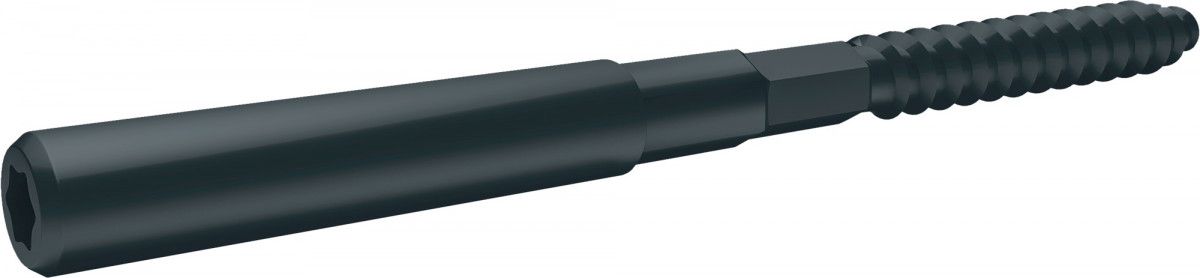 Шуруп-шпилька 8х160 Grand Line RAL 7016 антрацитово-серый