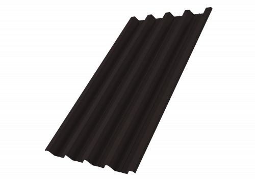 Профнастил Н60R в01 Grand Line 0,5 Drap RAL 9005 черный