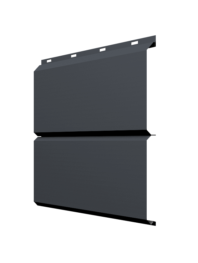ЭкоБрус новый Grand Line 0,45 Drap ТР с пленкой RAL 7024 мокрый асфальт