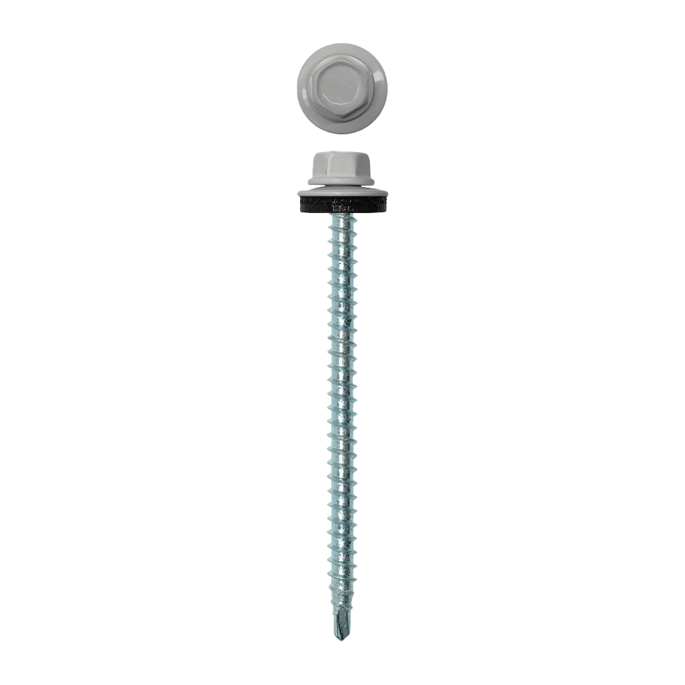 Саморез кровельный 4,8х70 (100шт) сверло №1 RAL 7035