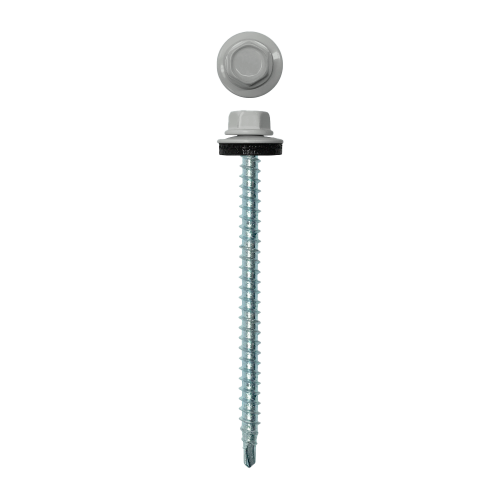 Саморез кровельный 4,8х70 (100шт) сверло №1 RAL 7035
