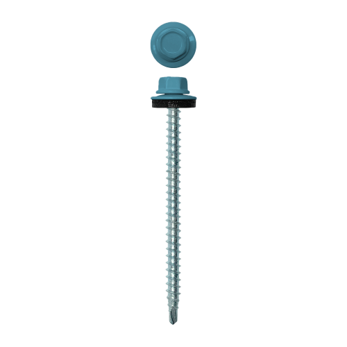 Саморез кровельный 4,8х70 (100шт) сверло №1 RAL 5024