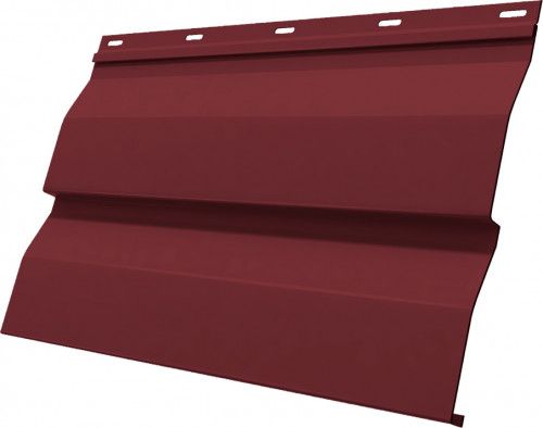 Корабельная доска Grand Line 0,45 ПЭ двухсторонний с пленкой RAL 3005 красное вино