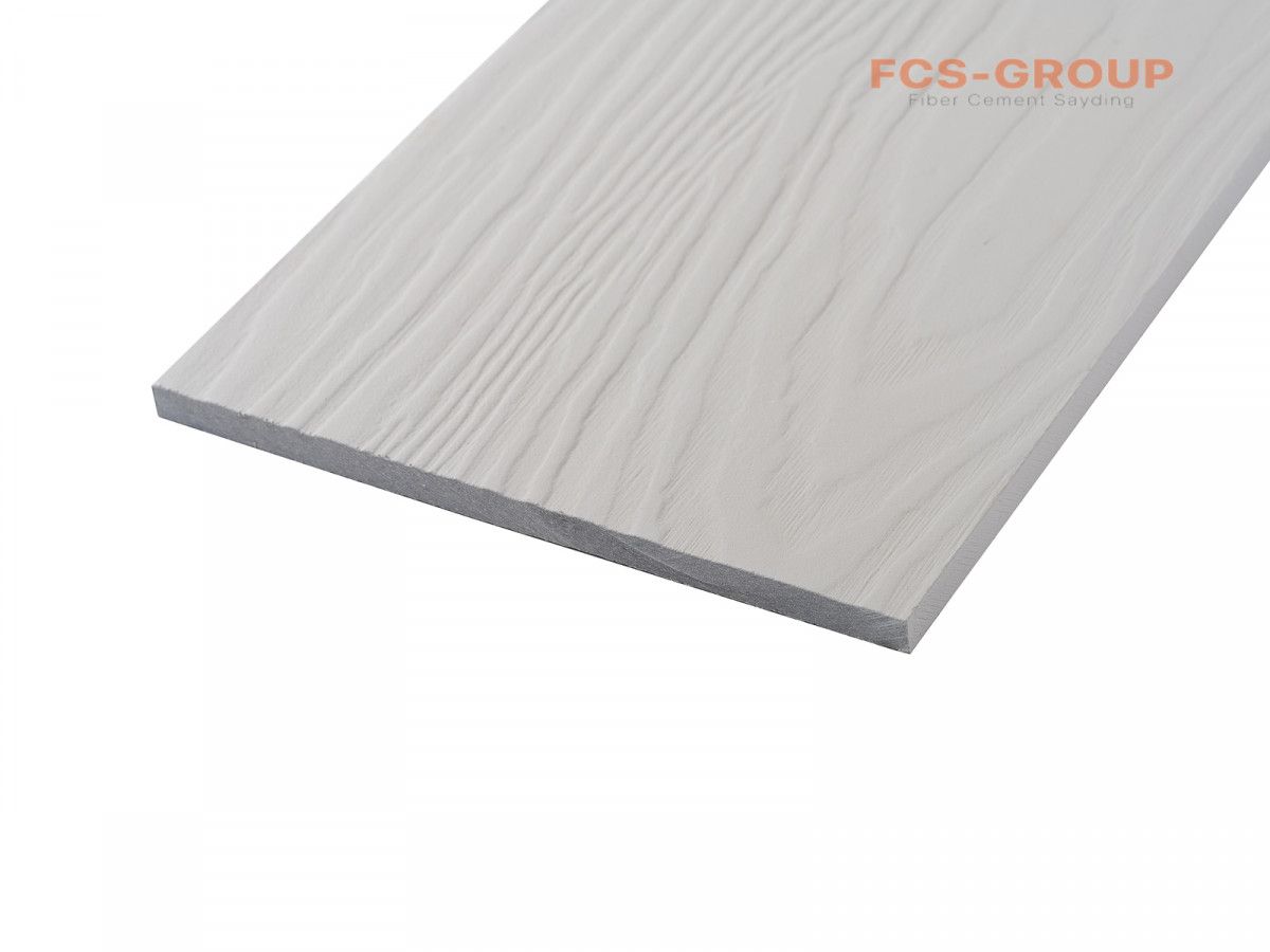 Фиброцементный сайдинг 190х8мм FCSPRO Wood F05 серый минерал (3м)