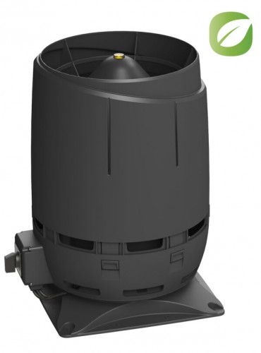 Вентилятор Vilpe Flow Eсо125S с основанием 300x300 черный