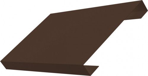 Ламель лицевая 150 забора жалюзи Техас Grand Line 0,45 Drap TwinColor RAL 8017 шоколад