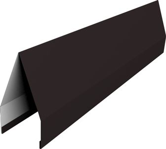Ламель забора жалюзи Токио новый Grand Line 0,45 Drap ТР с пленкой RAL 9005 черный
