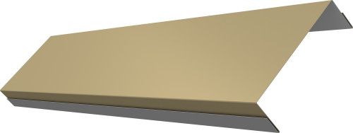 Ламель обратная 100 забора жалюзи Техас Grand Line 0,45 ПЭ RAL 1014 слоновая кость