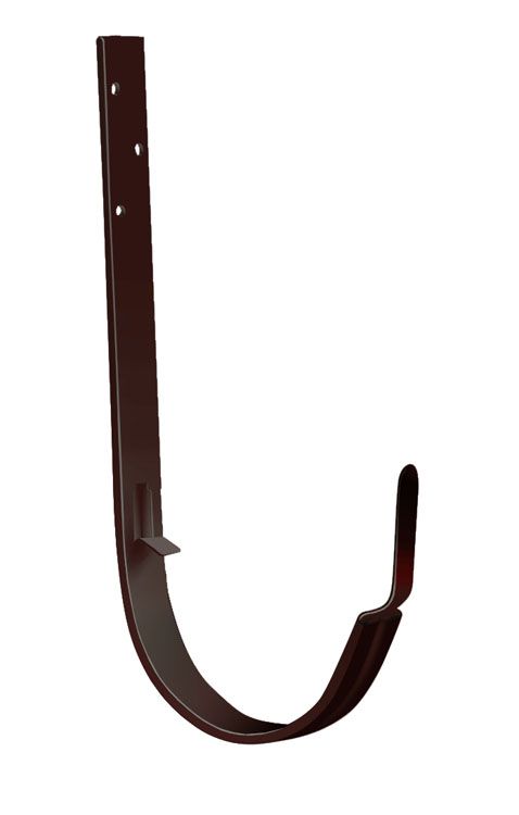 Крюк длинный Grand Line ПЭ матовый 125мм RAL 8017 шоколад