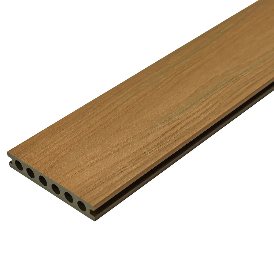 Доска террасная СМ Реверс (CM Decking Reverse) 3000х138х23мм тик/рэдвуд (teak/redwood)