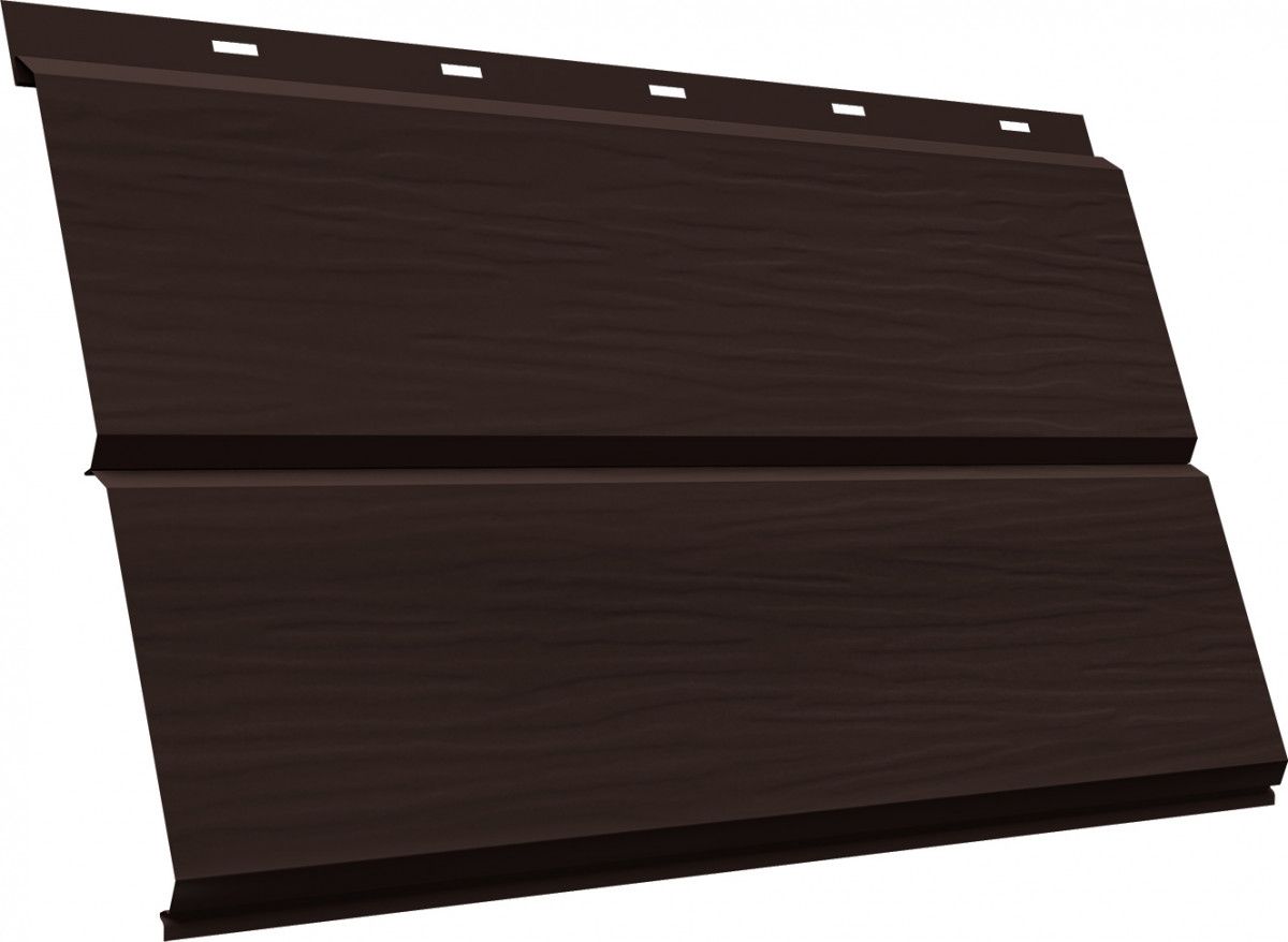 ЭкоБрус новый 3D Grand Line 0,45 Drap ТХ двухсторонний RAL 8017 шоколад